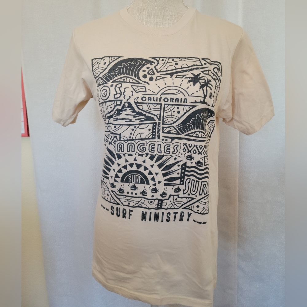 Surf Ministry Los Angeles graphic shirt